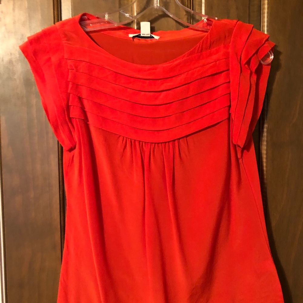 Banana Republic orange dress shirt